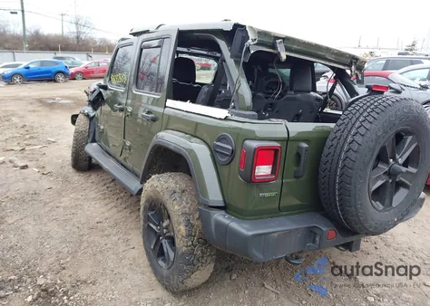 2021 Jeep Wrangler Unlimited Sahara Altitude 4X4 from USA, damaged, VIN 1C4HJXEM4MW561065